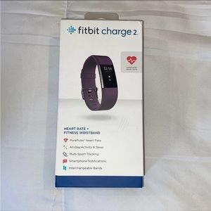 Fitbit Charge 2 Activity Tracker + Heart Rate (Small) in Plum